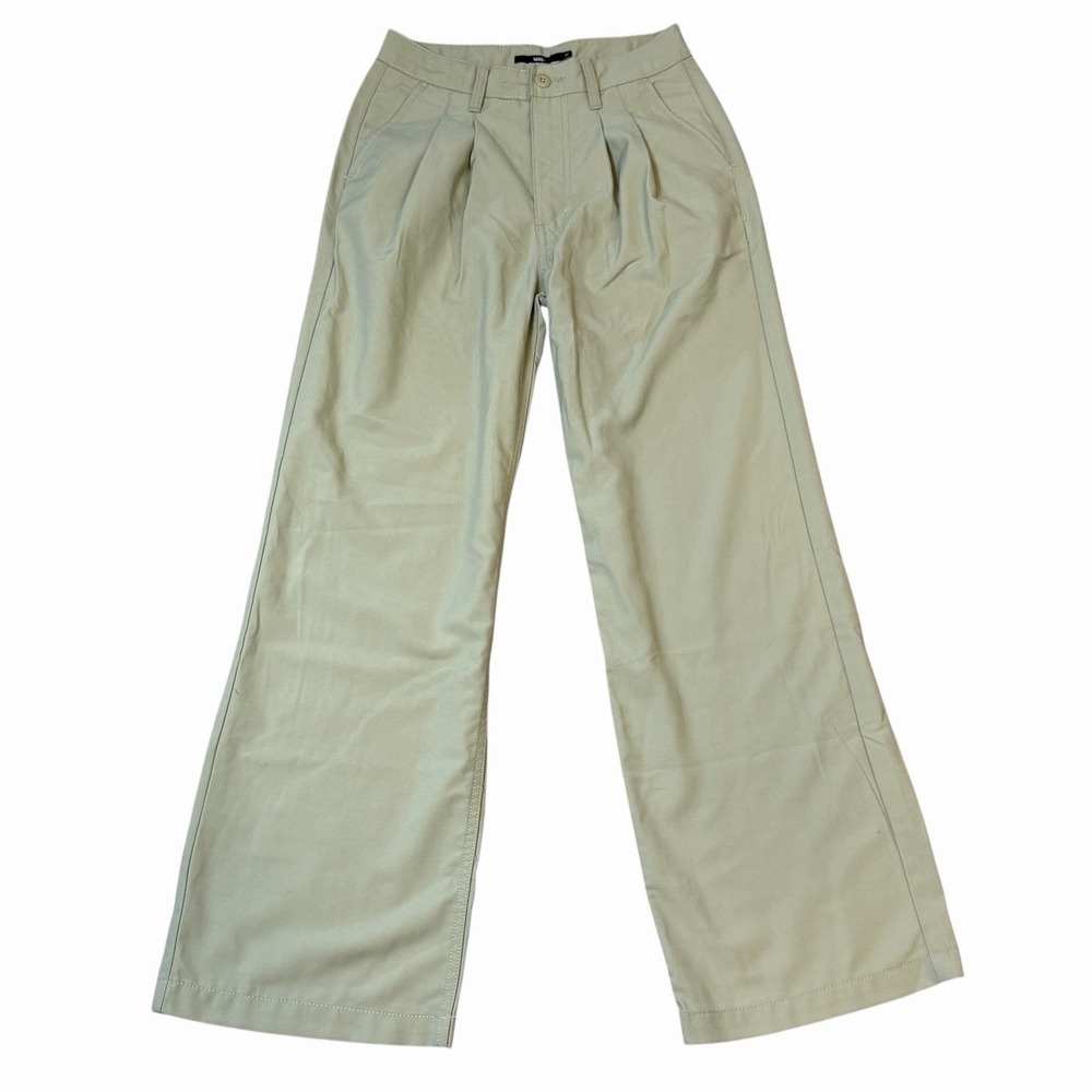 NWT Vans‎ Alder Relaxed Pleated Pants Light Green Women's Size 25/26 VN000GA0D3Z